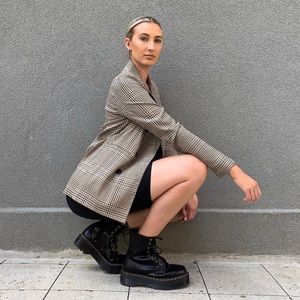 Princess Polly Check Blazer